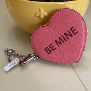 Coach Heart Coin Case